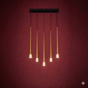 5 Lİ SIRALI ÇUBUK LED AVİZE
